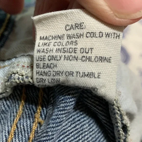 Polo Ralph Lauren‎ Hampton Straight Jeans Mens 35x32 Blue Distressed Preppy - Picture 12 of 16